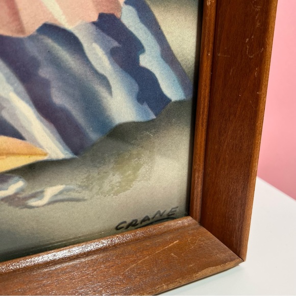 Vintage retro large fairytale framed art print - Picture 4 of 6